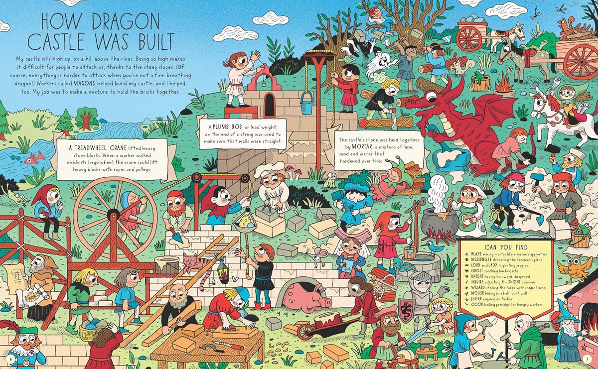 David MacPhail: Where's Dragon in His Castle? illustrated by Mariana Ruiz Johnson