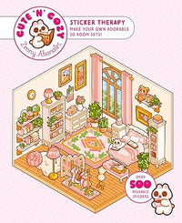 Cute 'n' Cozy Sticker Therapy: Make Your Own Adorable Room Sets! Over 500 Reusable Sticker