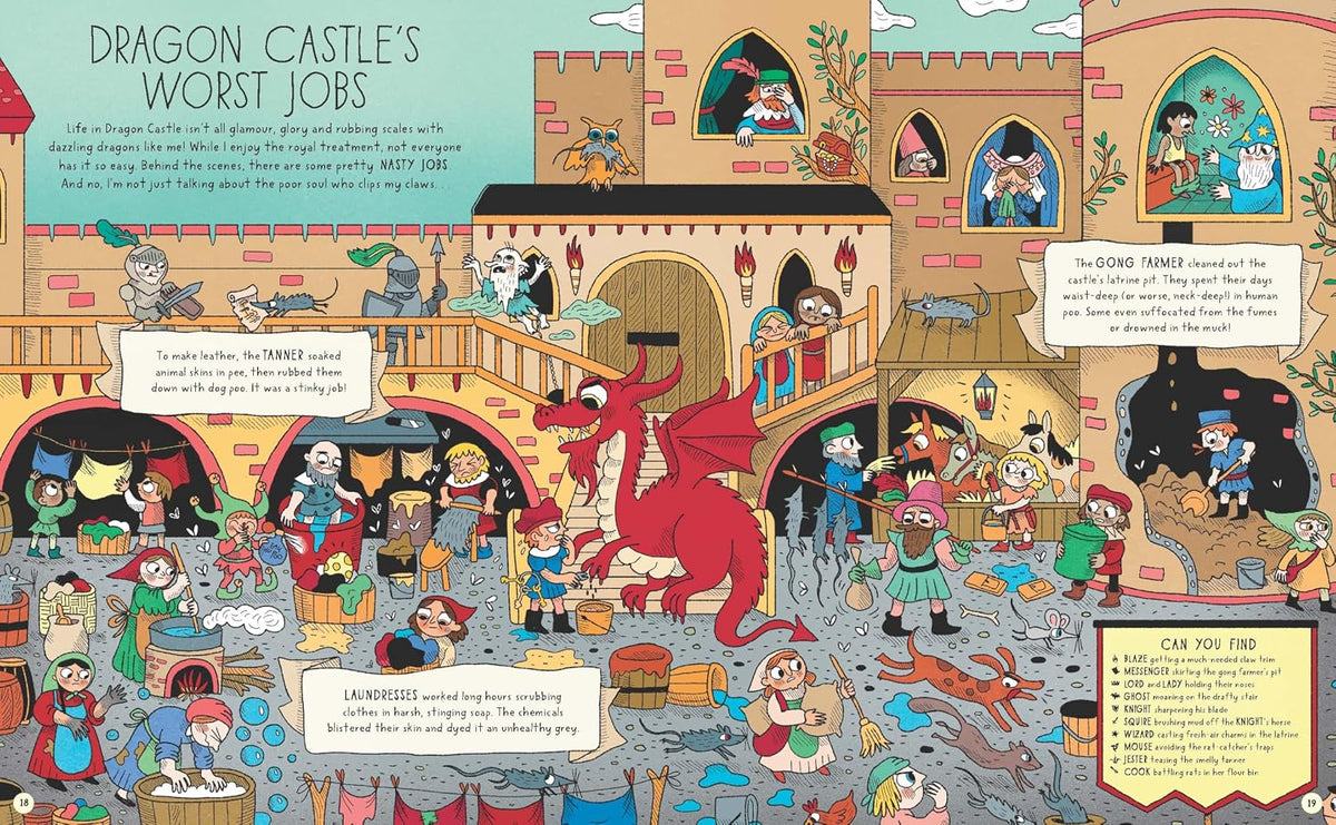 David MacPhail: Where's Dragon in His Castle? illustrated by Mariana Ruiz Johnson