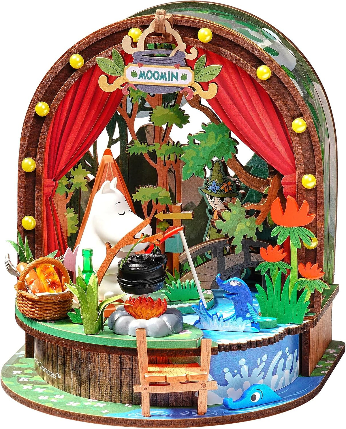 DIY Miniature Moomin Kit: Moomintroll's Forest Camp