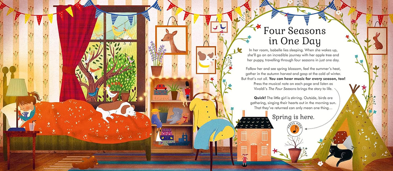 Katy Flint: Four Seasons in One Day, illustrated by Jessica Courtney-Tickle
