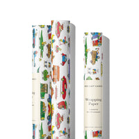 Wrapping Paper: Richard Scarry Busytown Cars