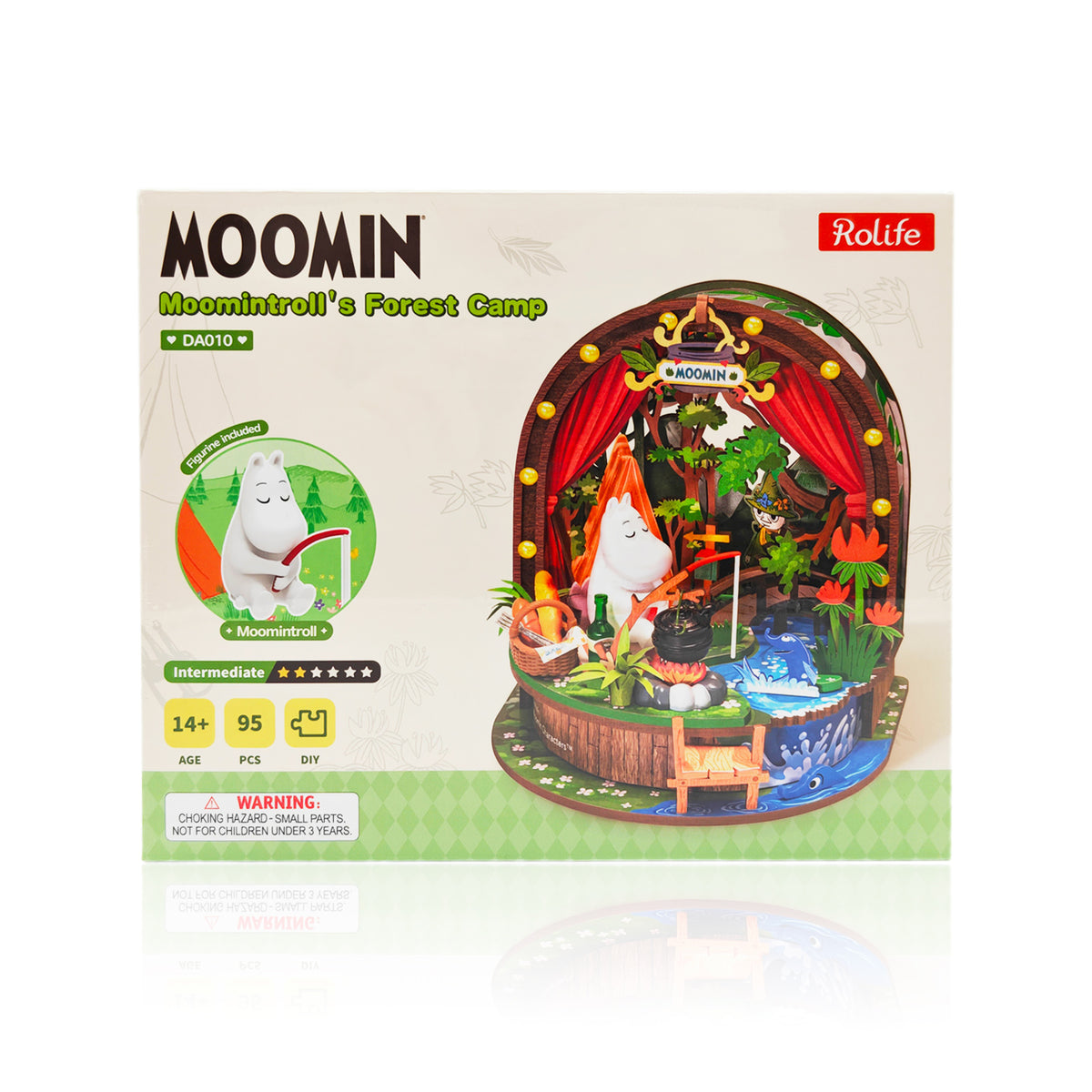 DIY Miniature Moomin Kit: Moomintroll's Forest Camp