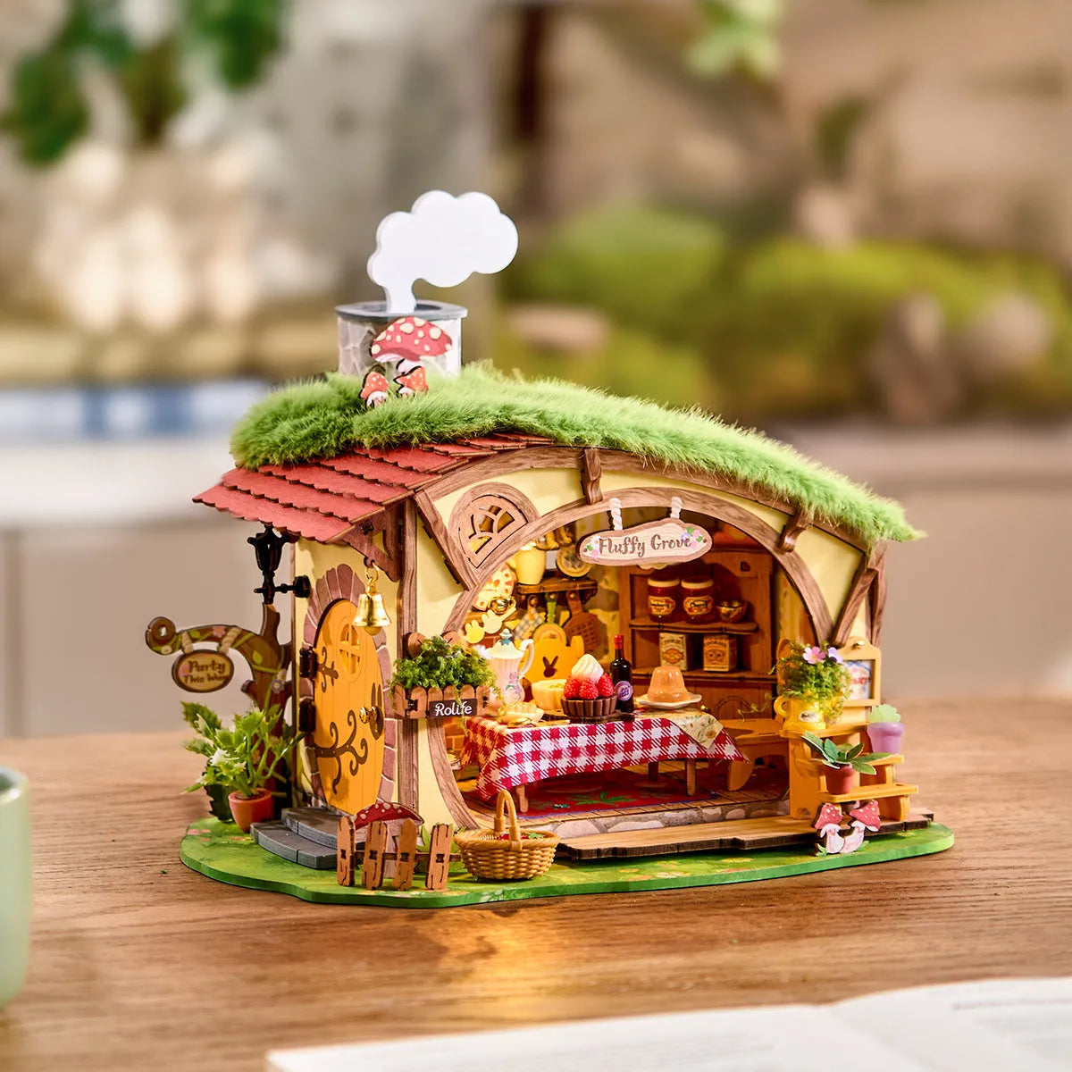 DIY Miniature House Kit: Fluffy Grove