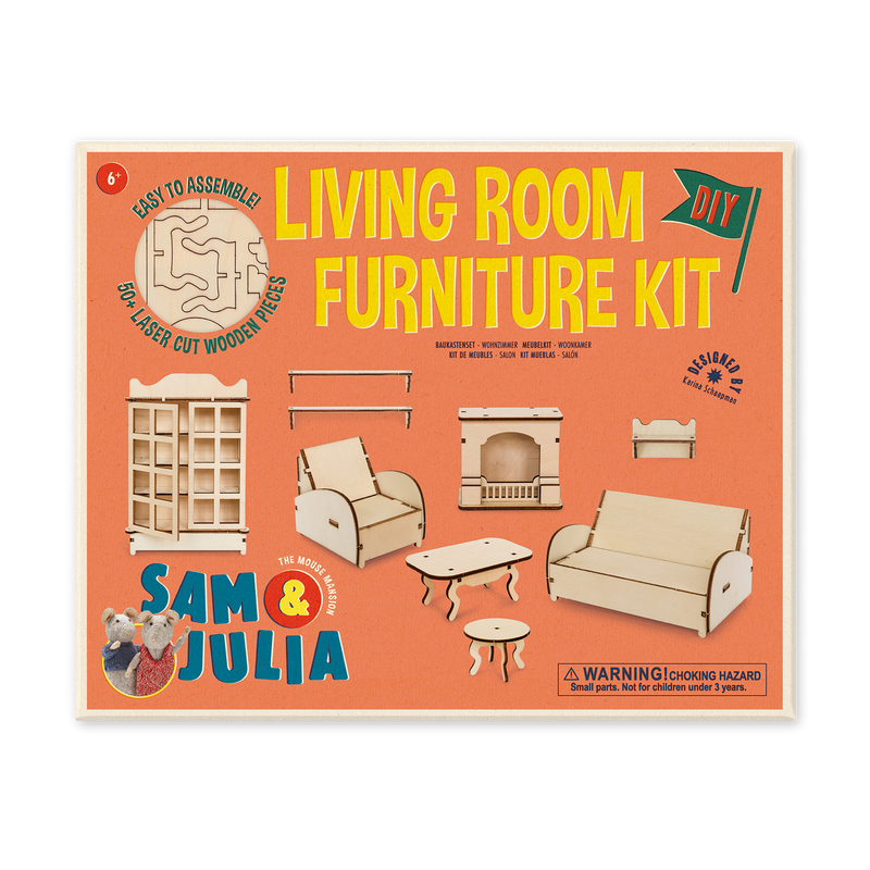 Mouse Mansion: Living Room Furniture Kit