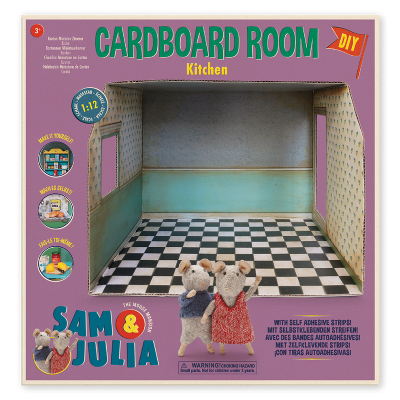 Mouse Mansion: Cardboard Room - Kitchen