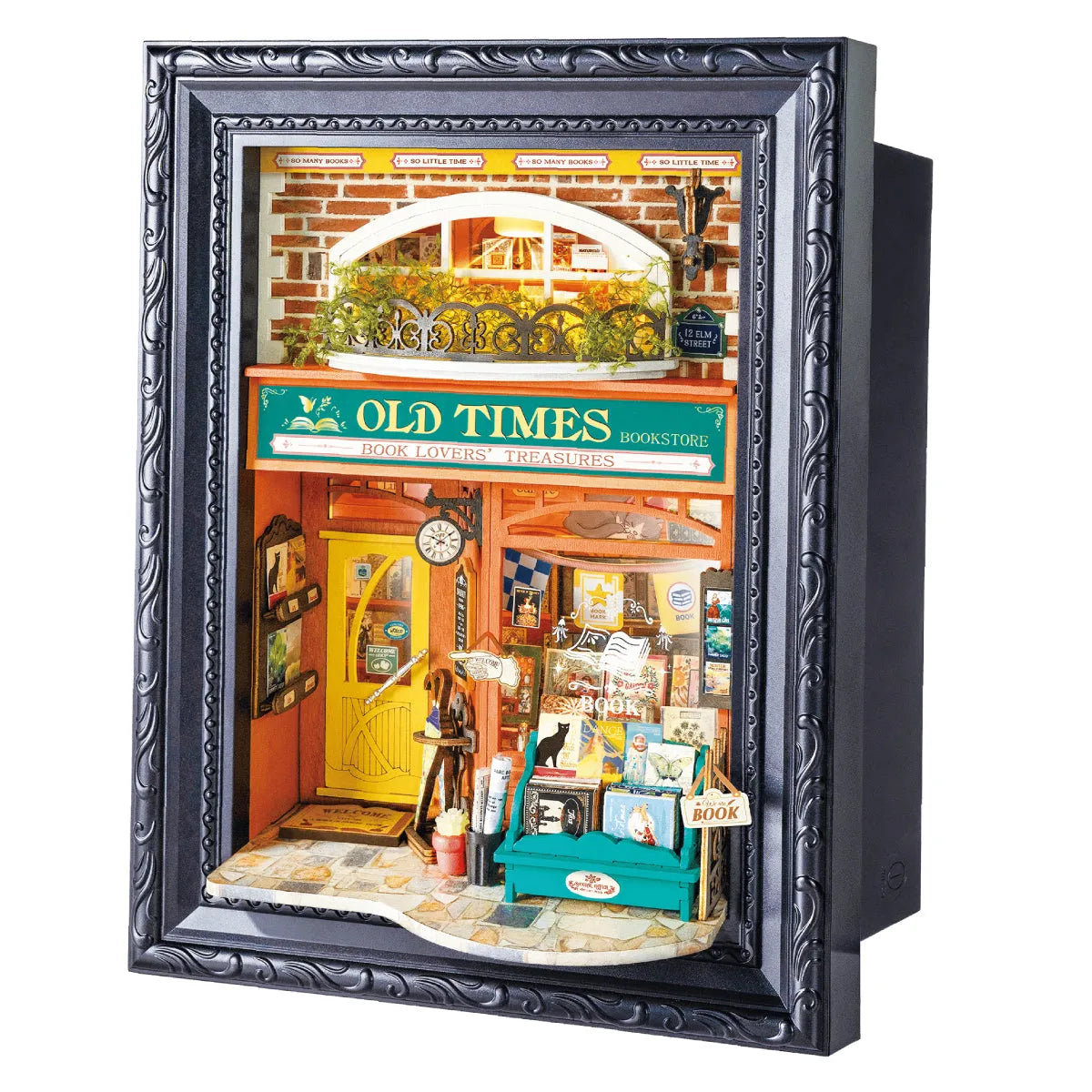 DIY Miniature House Kit: Old Times Bookstore