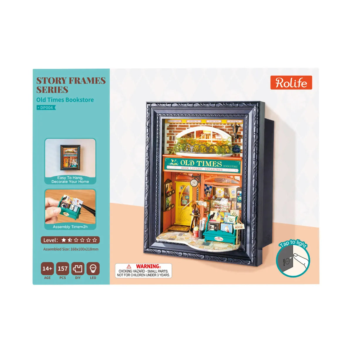 DIY Miniature House Kit: Old Times Bookstore
