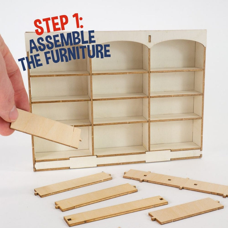 Mouse Mansion: Mini Scene Kit - Little Library