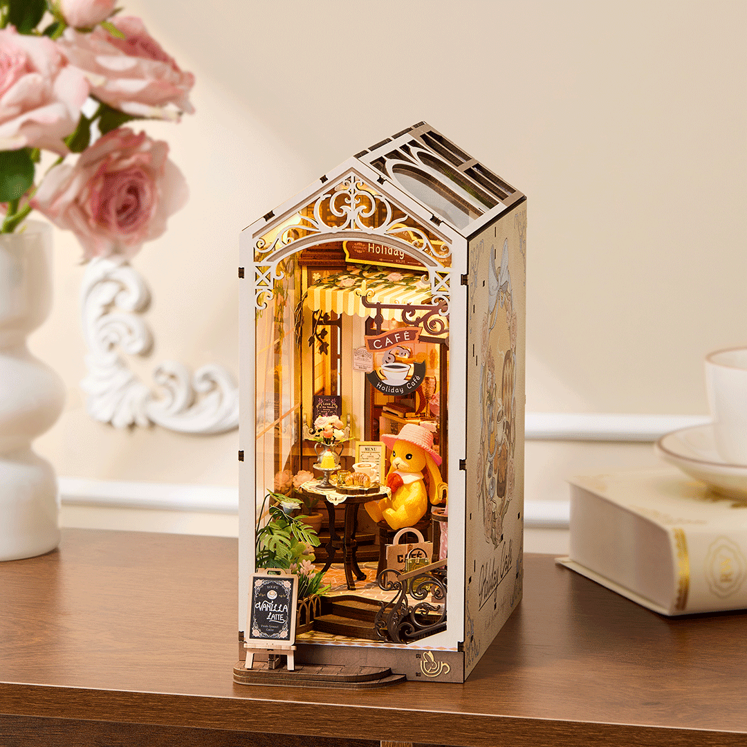 DIY Book Nook Kit: Holiday Cafe