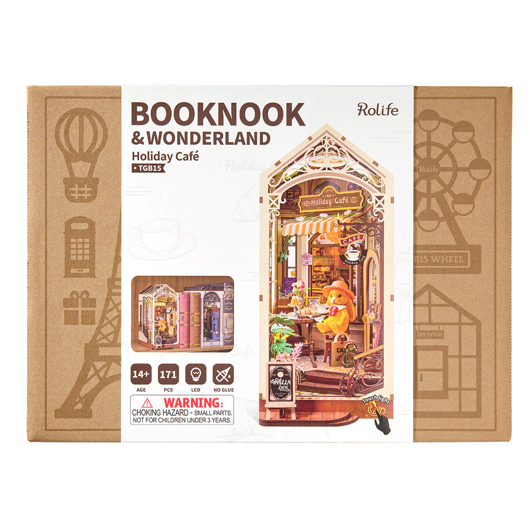 DIY Book Nook Kit: Holiday Cafe