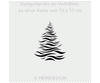 Stamp: Christmas Tree In Waves