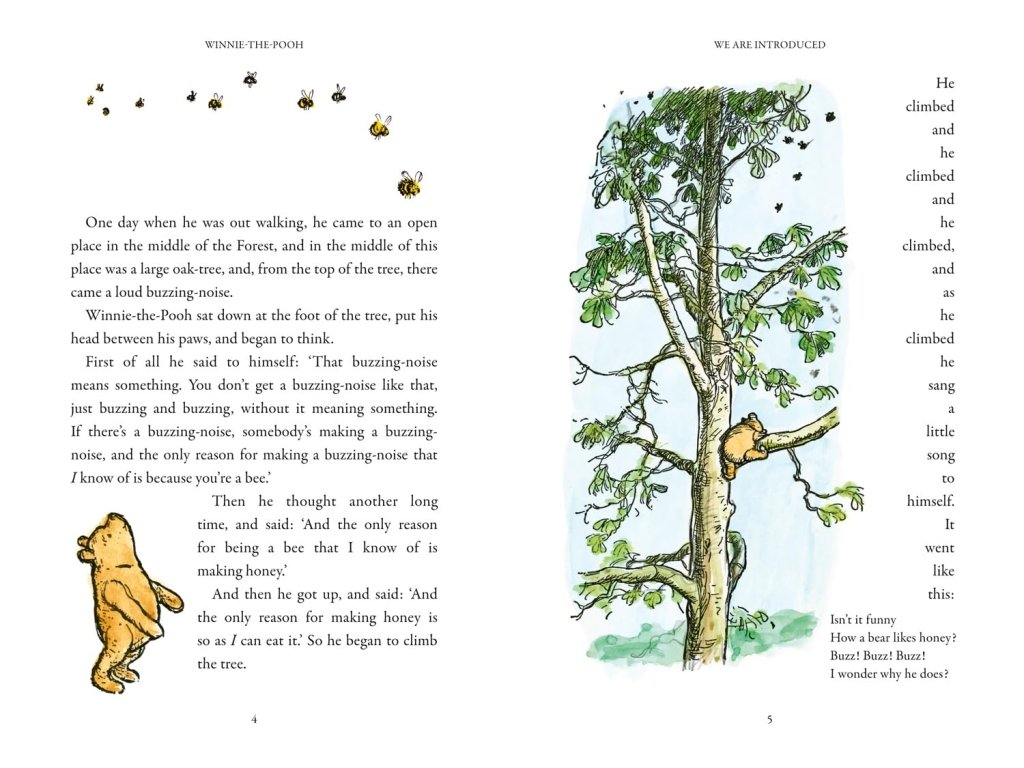 A.A. Milne: Winnie the Pooh, illustrated by E.H. Shepard - Tales for Tadpoles