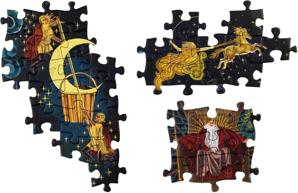 Adam Simpson: 1000-Piece Jigsaw Puzzle - The World of Norse Mythology - Tales for Tadpoles