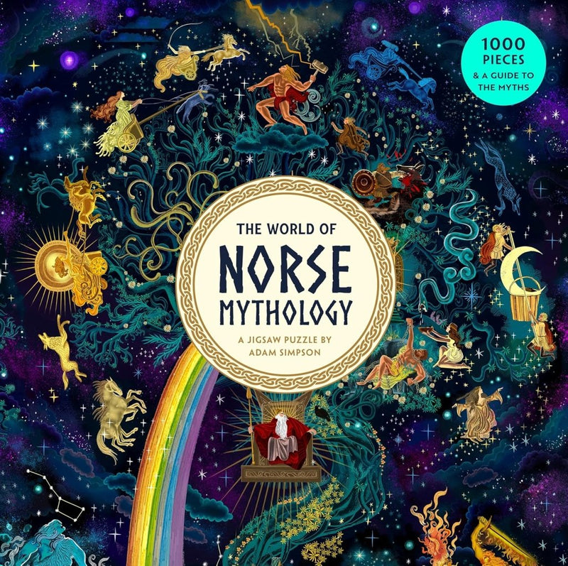 Adam Simpson: 1000-Piece Jigsaw Puzzle - The World of Norse Mythology - Tales for Tadpoles