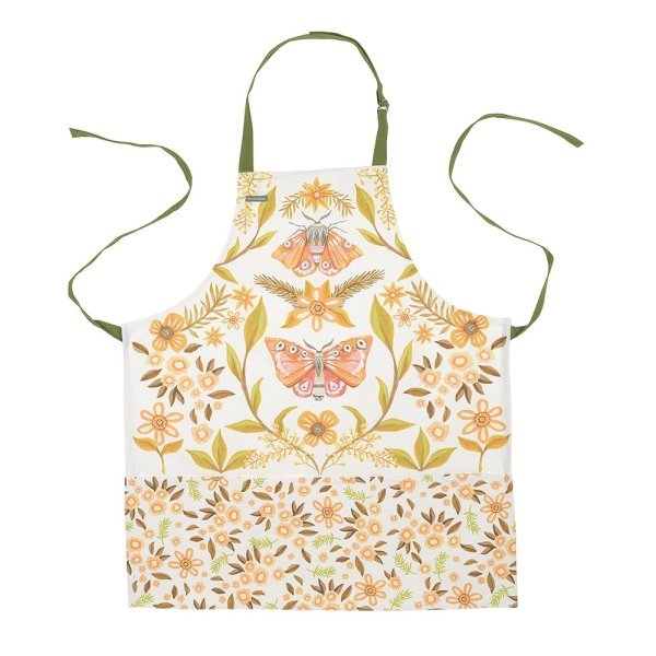 Adult Apron: White Moth - Tales for Tadpoles