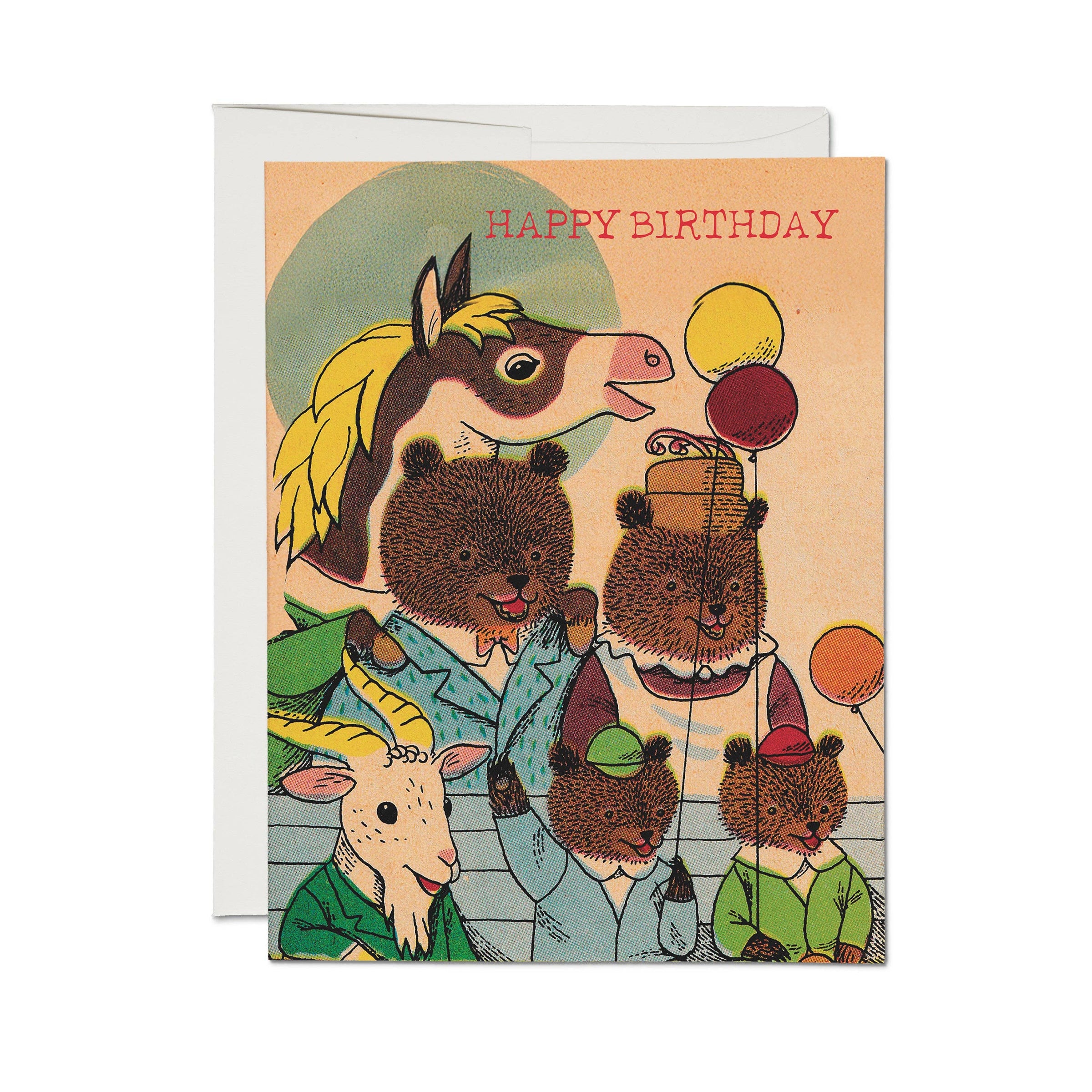 Greeting Card: Richard Scarry, Birthday Gang