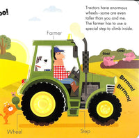 Amelia Hepworth: How it Works - Tractor, illustrated by David Semple - Tales for Tadpoles