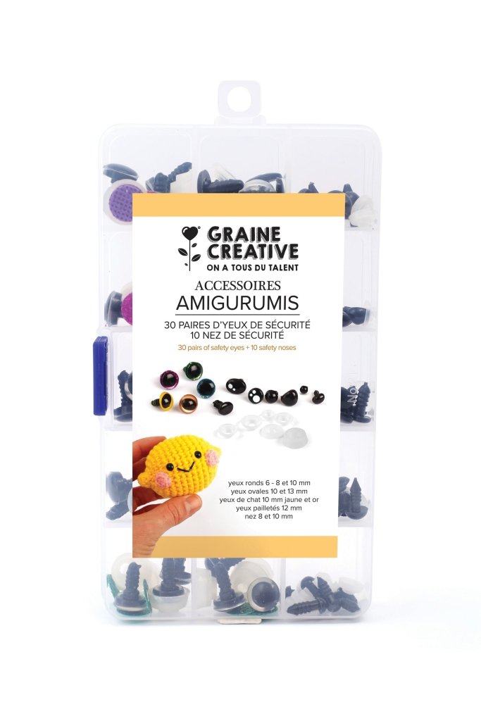 Amigurumi Accessories Set: Eyes and Noses - Tales for Tadpoles