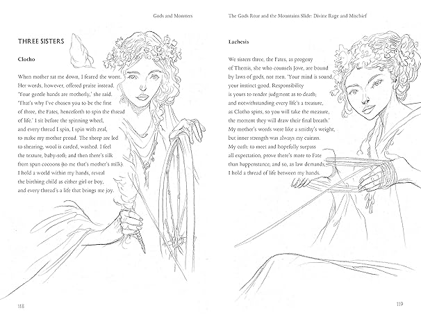 Ana Sampson: Gods And Monsters: Mythological Poems, illustrated by Chris Riddell - Tales for Tadpoles