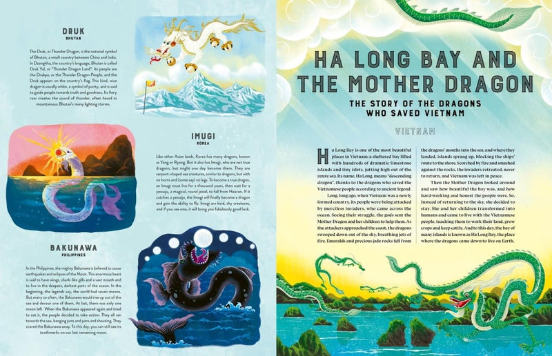 Anna Claybourne: The Dragon Atlas, Illustrated by Pham Quang Phuc - Tales for Tadpoles