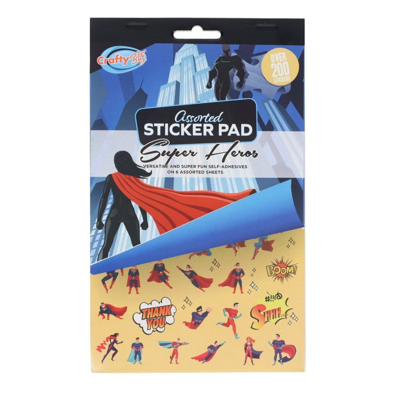 Assorted Sticker Pad - Super Heroes - Tales for Tadpoles