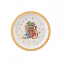 Baby Plate: Peter Rabbit, Apricot - Tales for Tadpoles