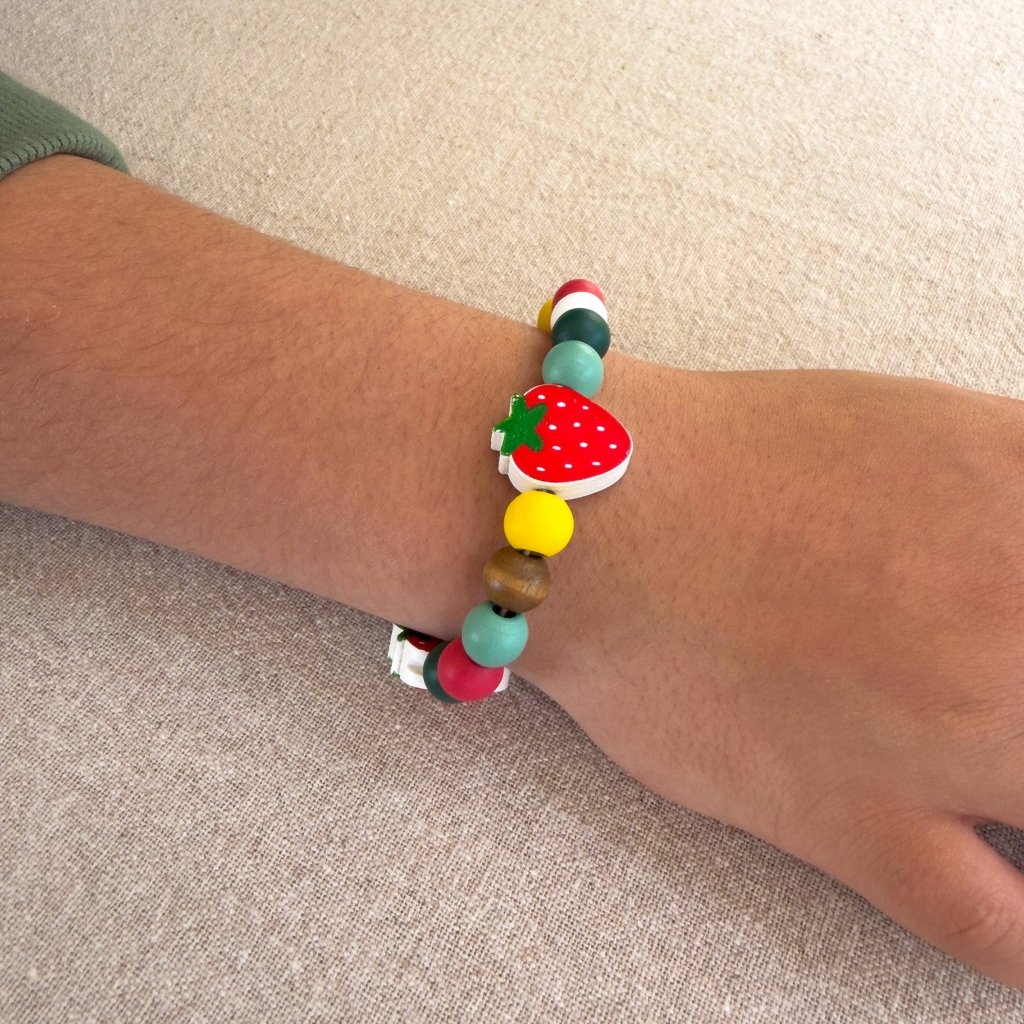 Bead Kit: Strawberry Bracelet - Tales for Tadpoles