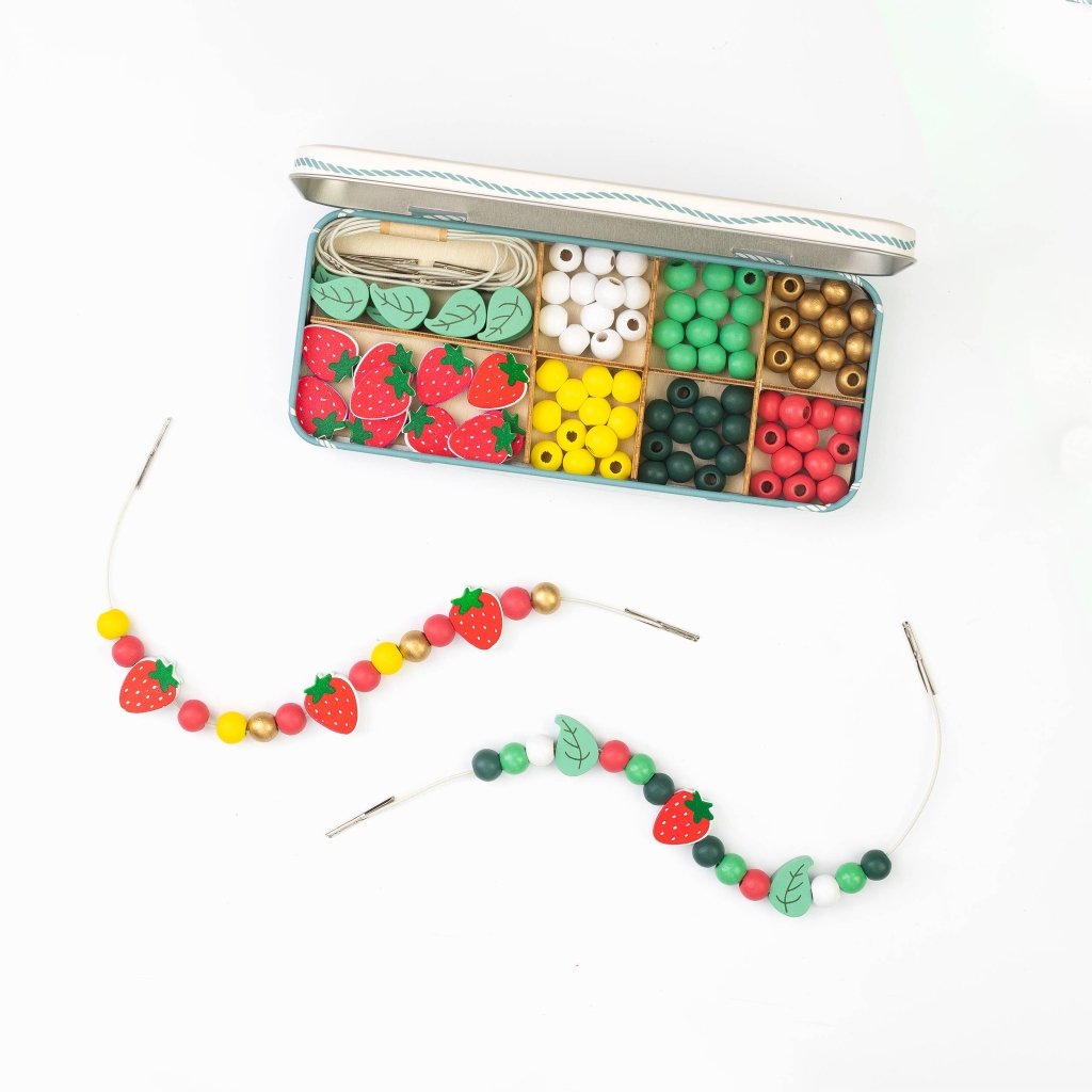Bead Kit: Strawberry Bracelet - Tales for Tadpoles