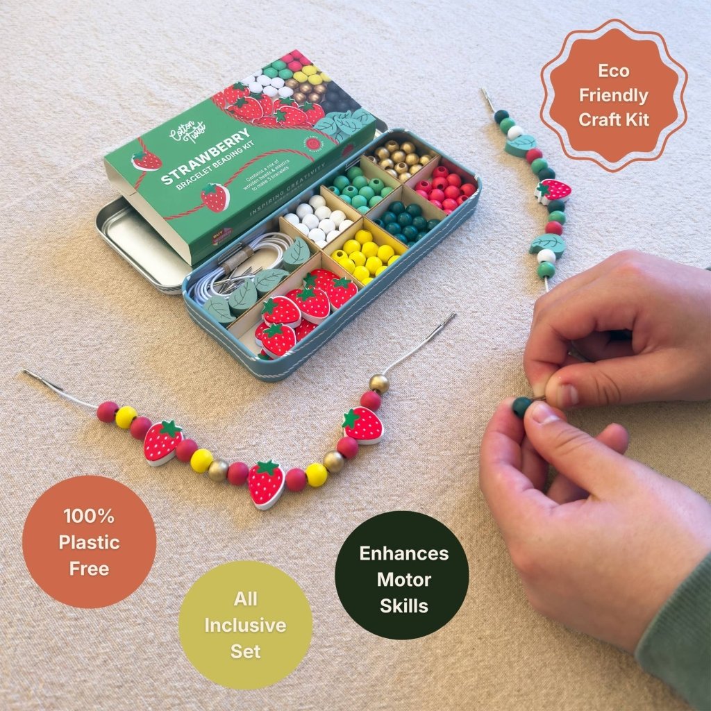 Bead Kit: Strawberry Bracelet - Tales for Tadpoles