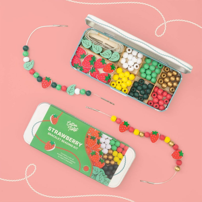 Bead Kit: Strawberry Bracelet - Tales for Tadpoles