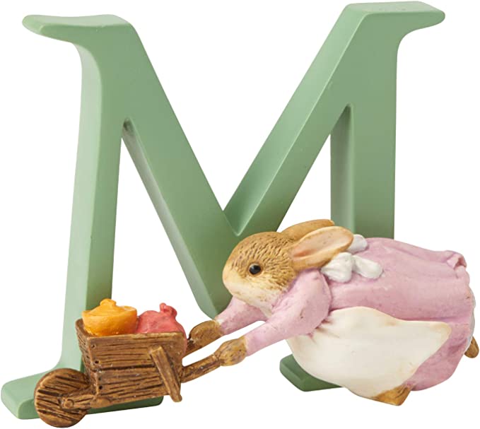 Beatrix Potter Letter Decoration: Cecily Parsley - M - Tales for Tadpoles