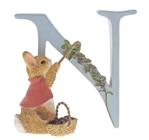 Beatrix Potter Letter Decoration: Cotton Tail - N - Tales for Tadpoles