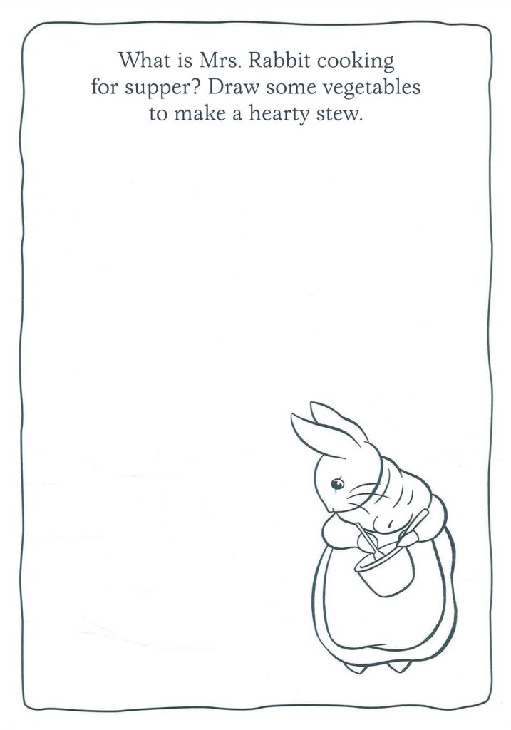 Beatrix Potter: Peter Rabbit - Favourite Foods Colour and Doodle Book - Tales for Tadpoles