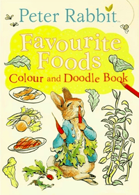 Beatrix Potter: Peter Rabbit - Favourite Foods Colour and Doodle Book - Tales for Tadpoles