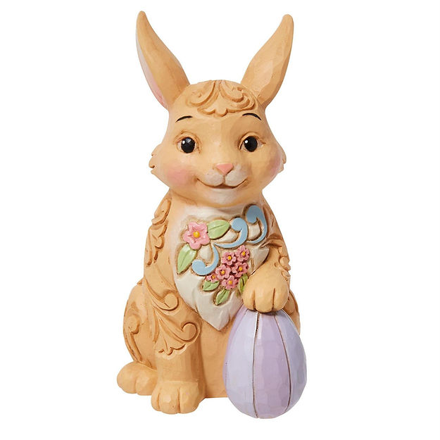 Figurine: Easter Bunny - Floral