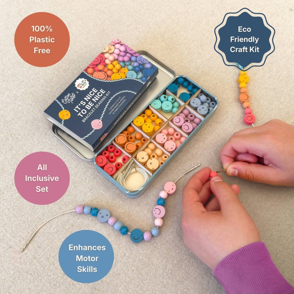 Bracelet Beading Kit: It's Nice To Be Nice - Tales for Tadpoles