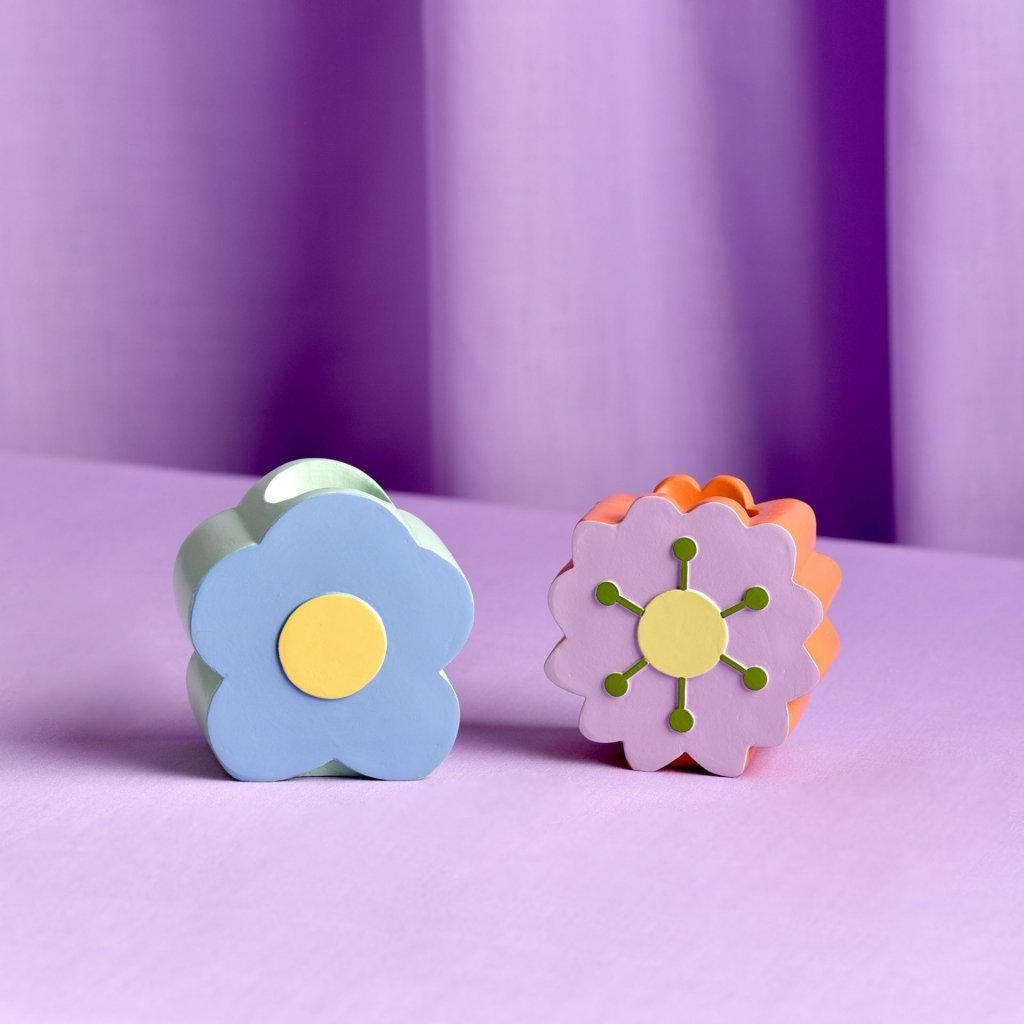 Candle Holders: Raspberry Blossom - Tales for Tadpoles