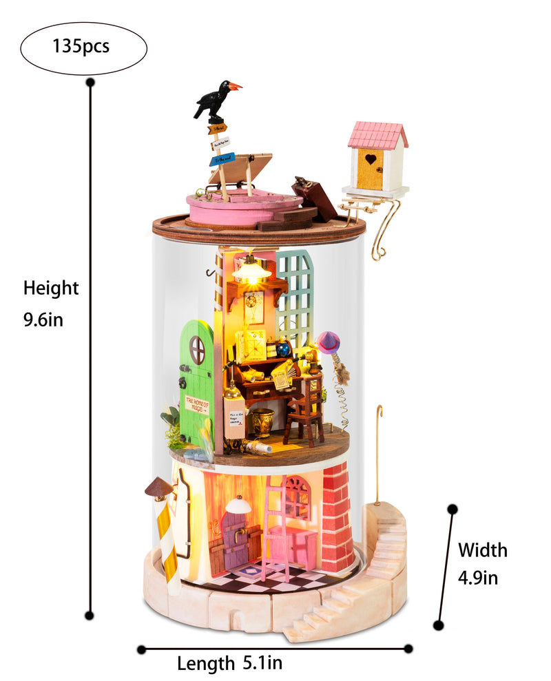 DIY Miniature House Kit: Secluded Neighbor