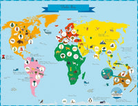 Chiara Piroddi: My First Box of The World: Montessori: A World of Achievements, Illustrated by Agnese Baruzzi - Tales for Tadpoles
