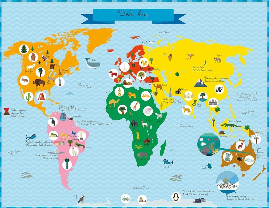 Chiara Piroddi: My First Box of The World: Montessori: A World of Achievements, Illustrated by Agnese Baruzzi - Tales for Tadpoles
