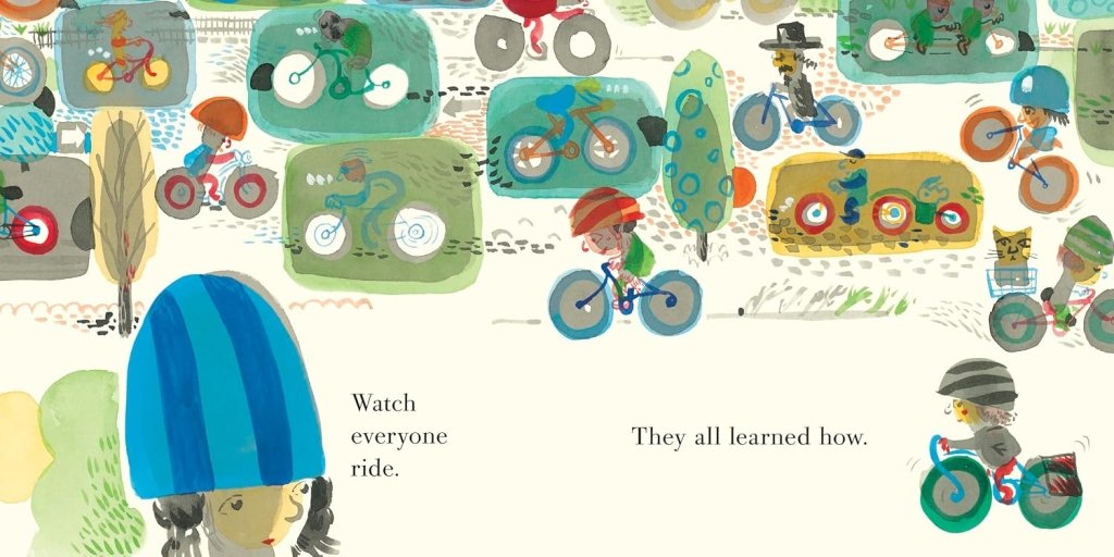 Chris Raschka: Everyone Can Learn to Ride a Bicycle - Tales for Tadpoles