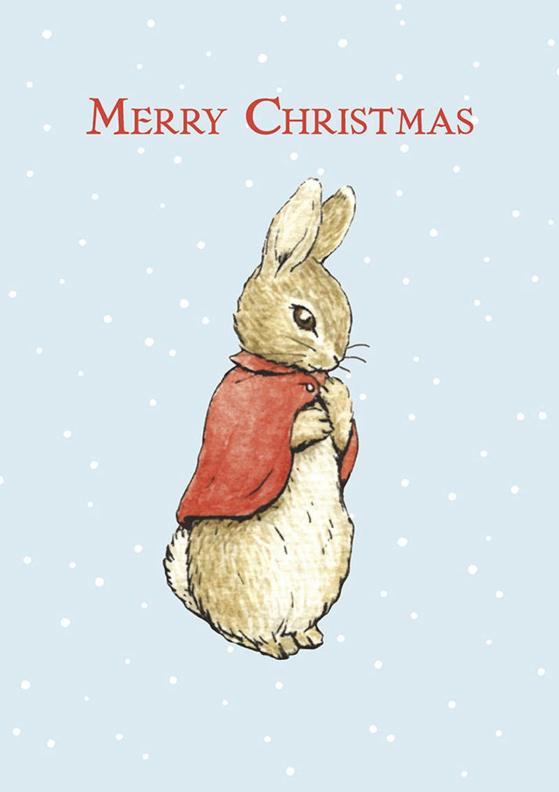 Christmas Card: Beatrix Potter - Red Cape - Tales for Tadpoles