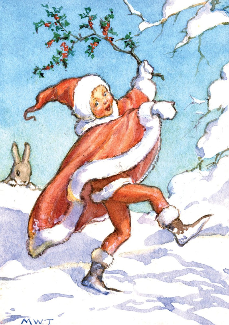 Christmas Card: Margaret Tarrant - Santa Child - Tales for Tadpoles