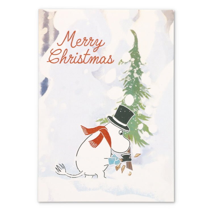Christmas Card: Moomin - Cutting Tree - Tales for Tadpoles