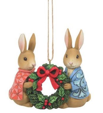 Christmas Decoration: Peter and Flopsy (Wreath) - Tales for Tadpoles