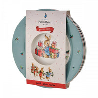 Christmas Dessert Plates: Peter Rabbit, Set Of 4 - Tales for Tadpoles