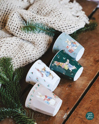 Christmas Tumblers: Peter Rabbit, Set of 4 - Tales for Tadpoles