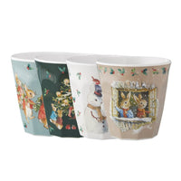 Christmas Tumblers: Peter Rabbit, Set of 4 - Tales for Tadpoles