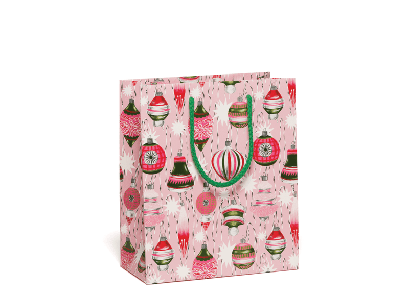 Christms Gift Bag: Krista Perry, Retro Ornaments (Medium) - Tales for Tadpoles